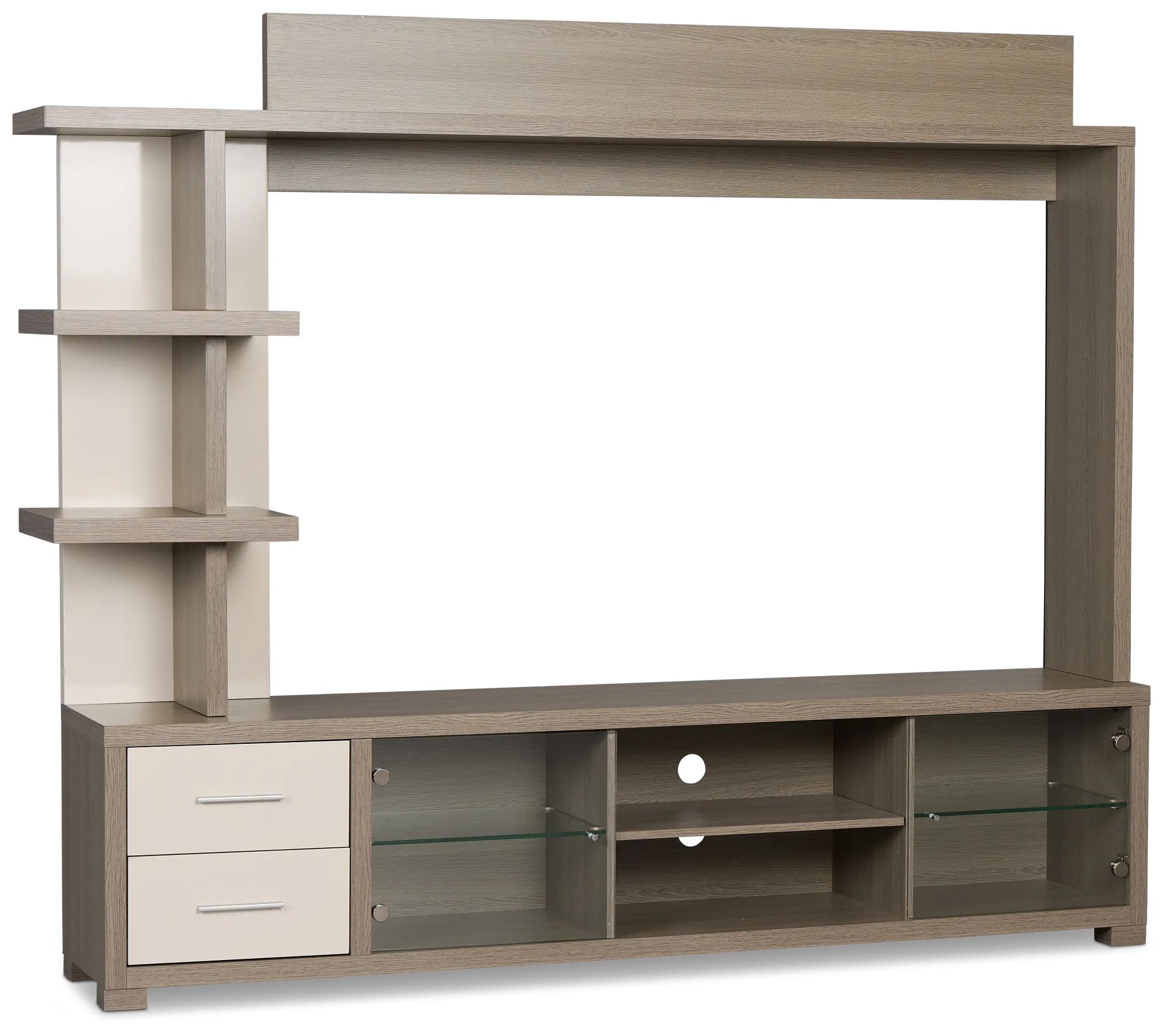 Evanston Gray Entertainment Wall