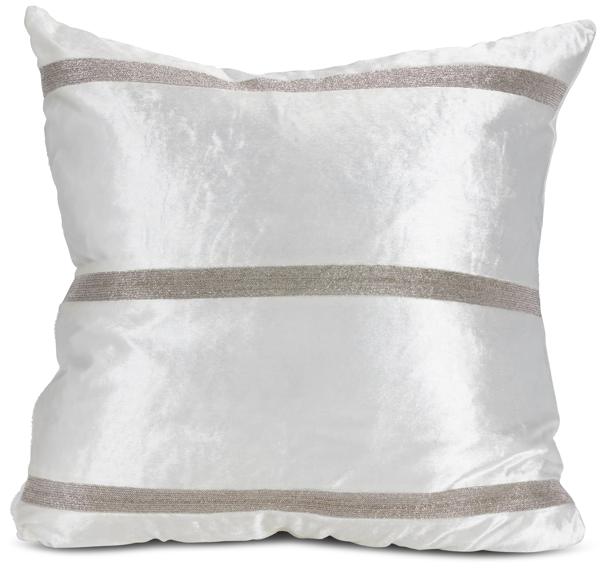 Layla Ivory 22" Square Accent Pillow Layla Ivory 22" Square Accent Pillow