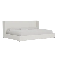 Captiva Elite Ivory 48" Upholstered Shelter Bed