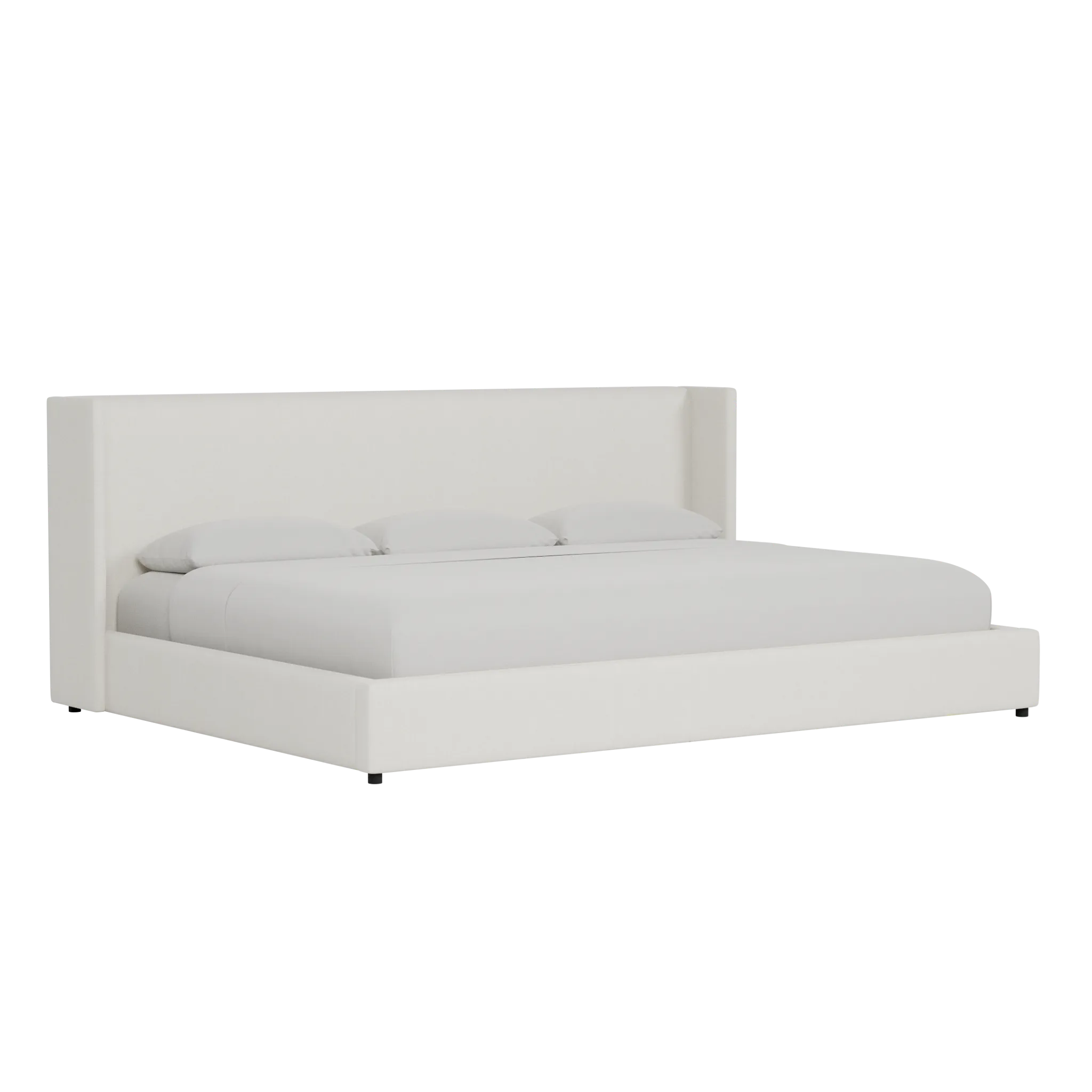 Captiva Elite Ivory 48" Upholstered Shelter Bed