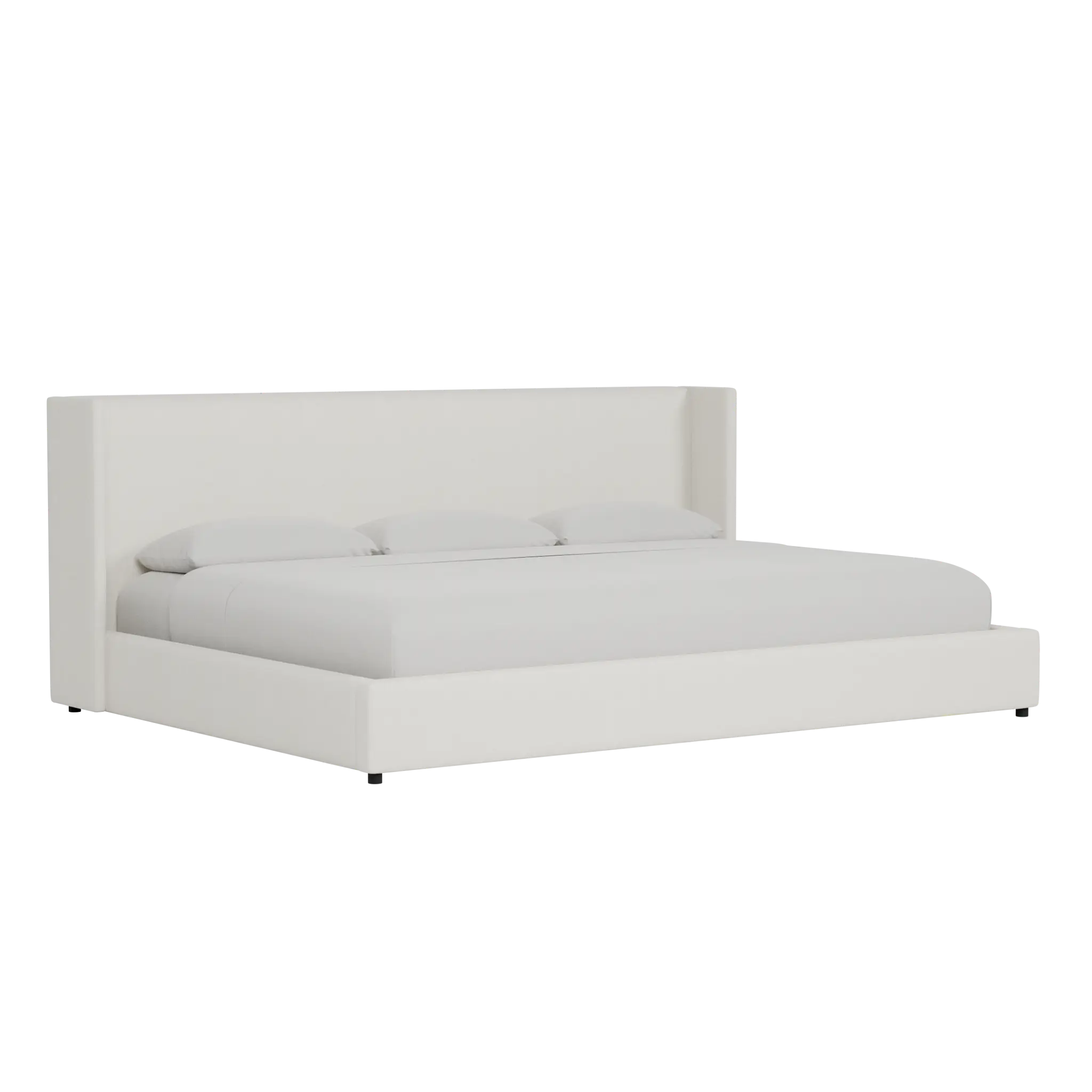 Captiva Elite Ivory 48" Upholstered Shelter Bed Captiva Elite Ivory 48" Upholstered Shelter Bed