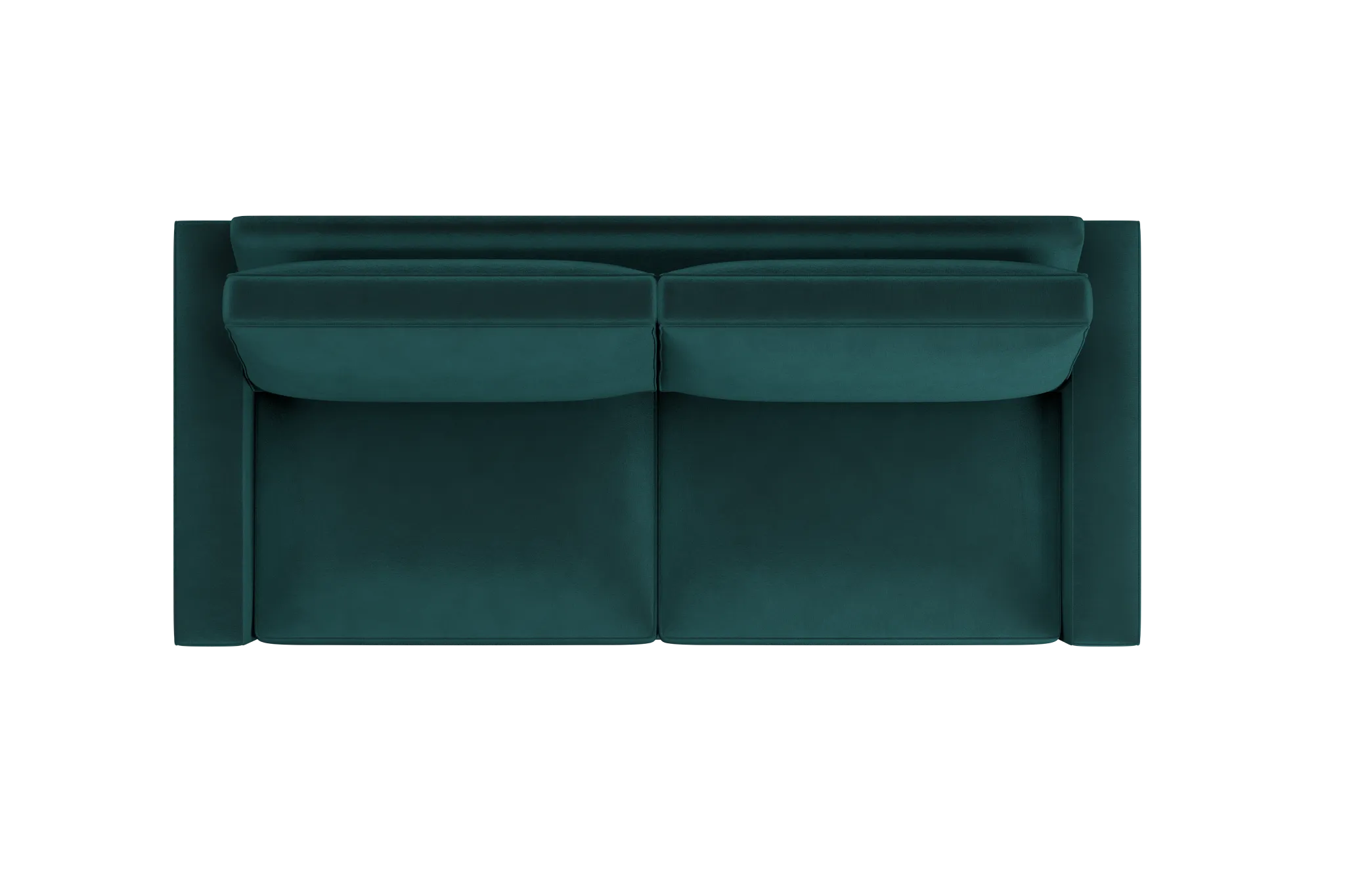 Edgewater Joya Teal 96" Sofa W/ 2 Cushions