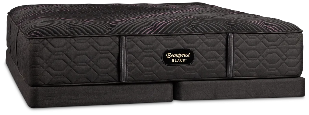 Beautyrest Black Series Two Plush Tight Top Low-profile Mattress Set