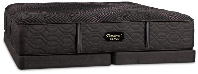 Beautyrest Black Series Two Plush Tight Top Low-profile Mattress Set