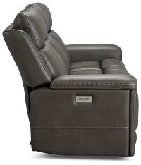 Jayden Gray Micro Power Reclining Sofa