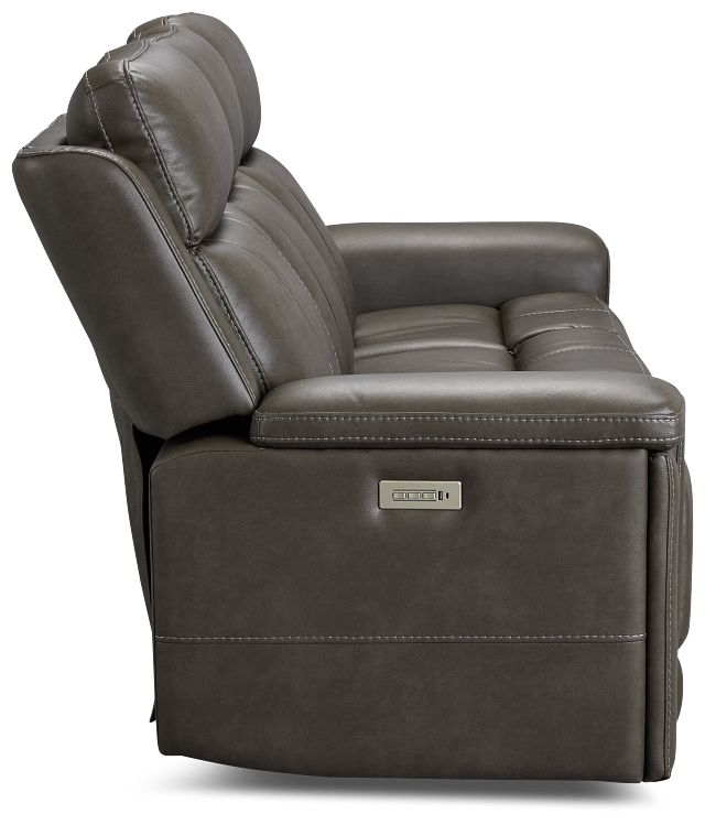 Jayden Gray Micro Power Reclining Sofa