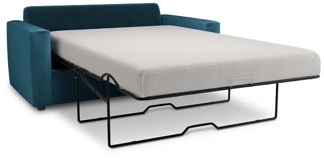 Siesta Joya Teal Fabric Memory Foam Sleeper