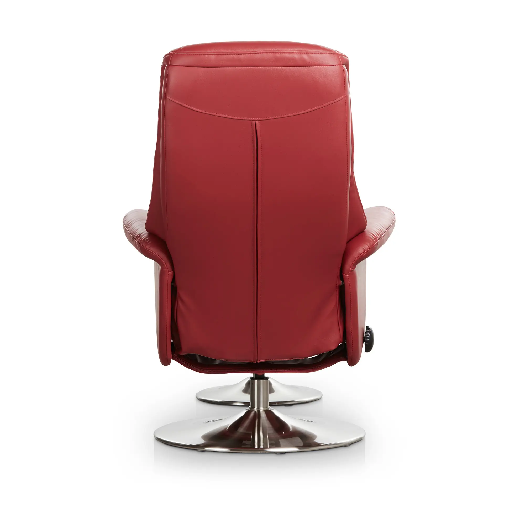 Evans Red Micro Recliner & Ottoman Evans Red Micro Recliner & Ottoman