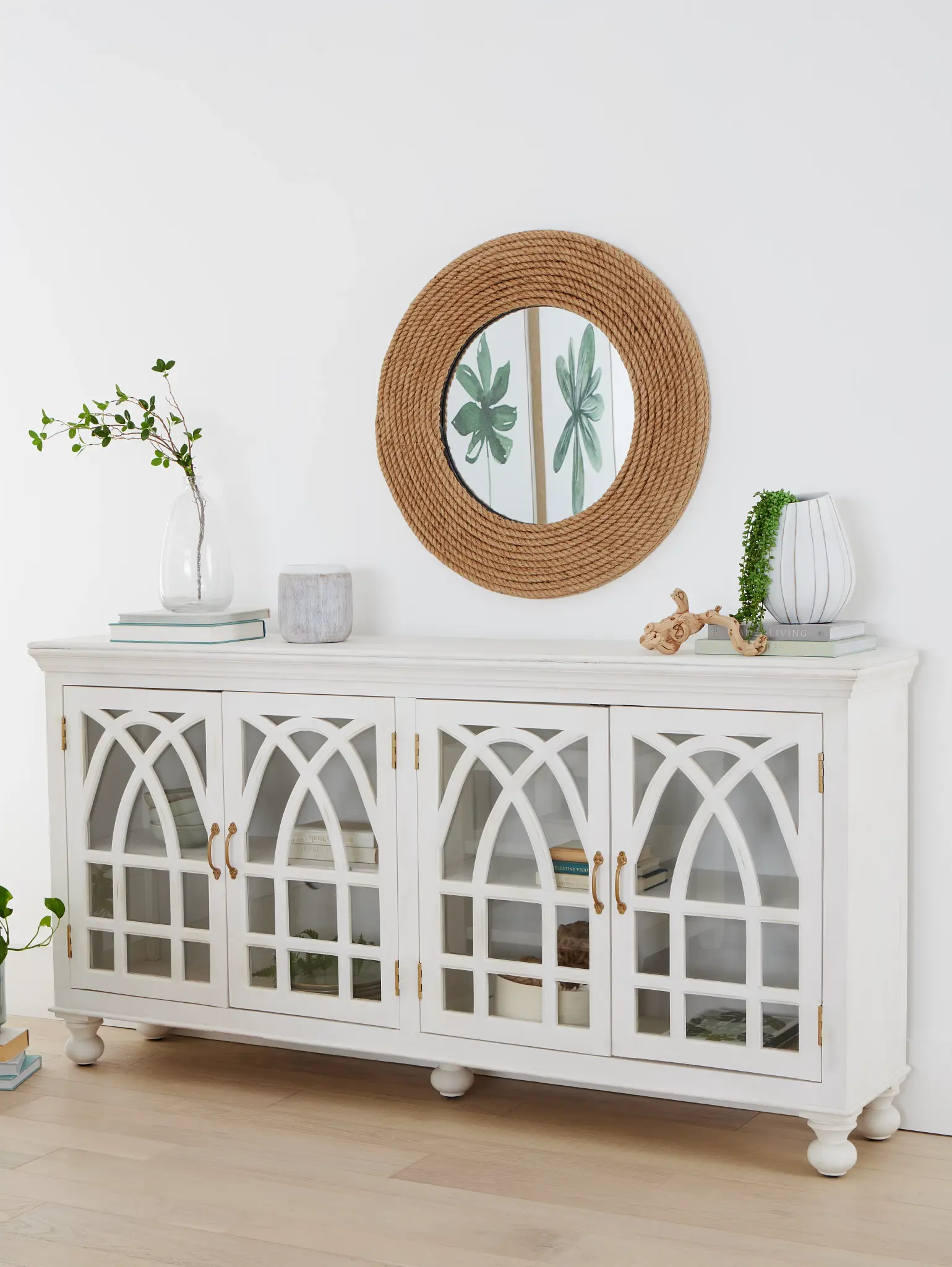 Elize Light Tone Credenza Elize Light Tone Credenza