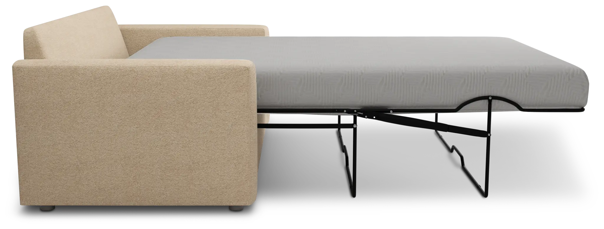 Siesta Elite Taupe Fabric Memory Foam Sleeper Siesta Elite Taupe Fabric Memory Foam Sleeper
