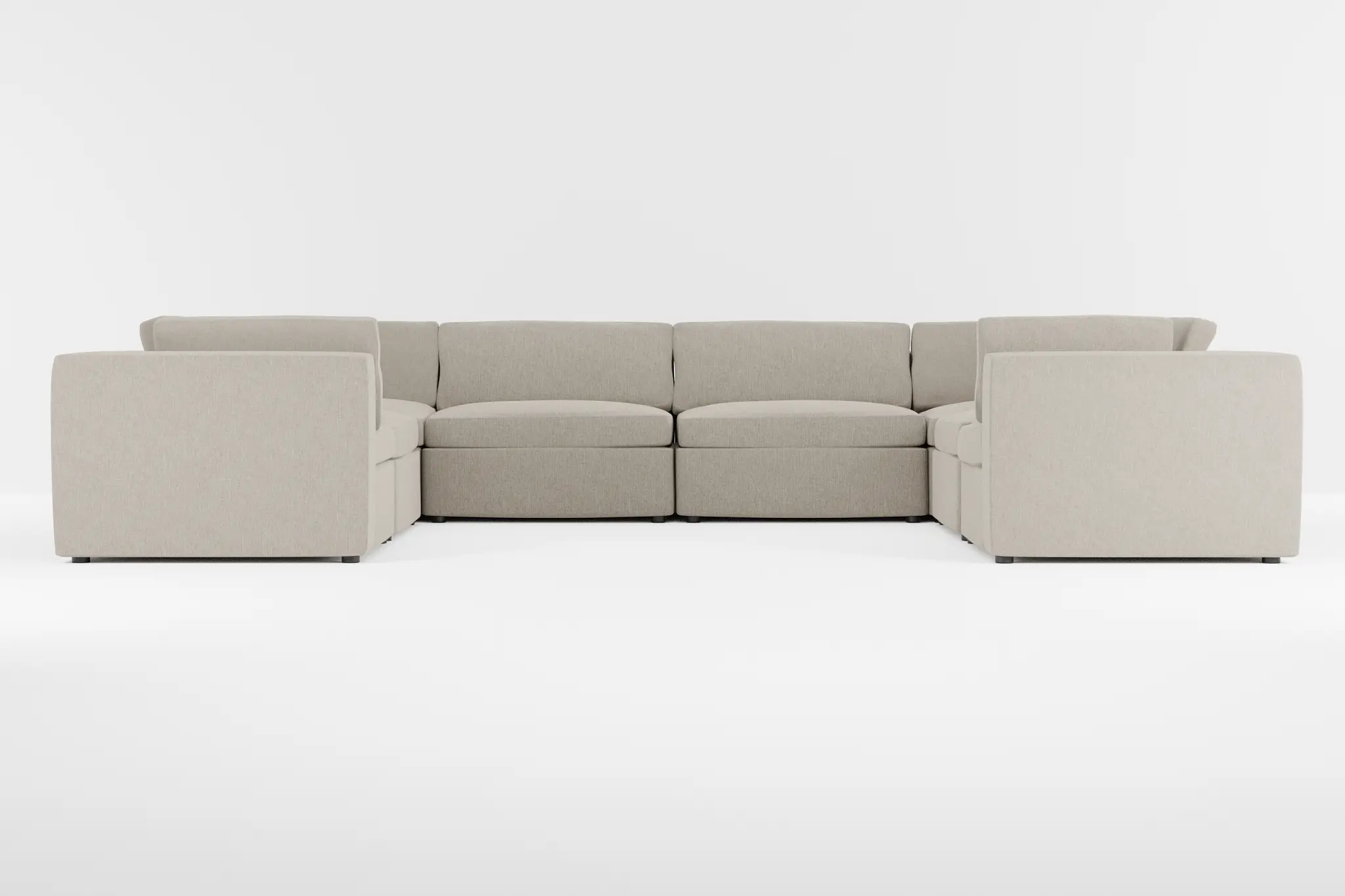 Destin Elevation Khaki Fabric 8-piece Modular Sectional Destin Elevation Khaki Fabric 8-piece Modular Sectional