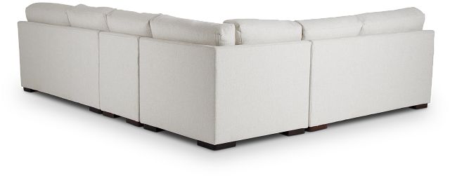 Veronica White Down Large Two-arm Sectional