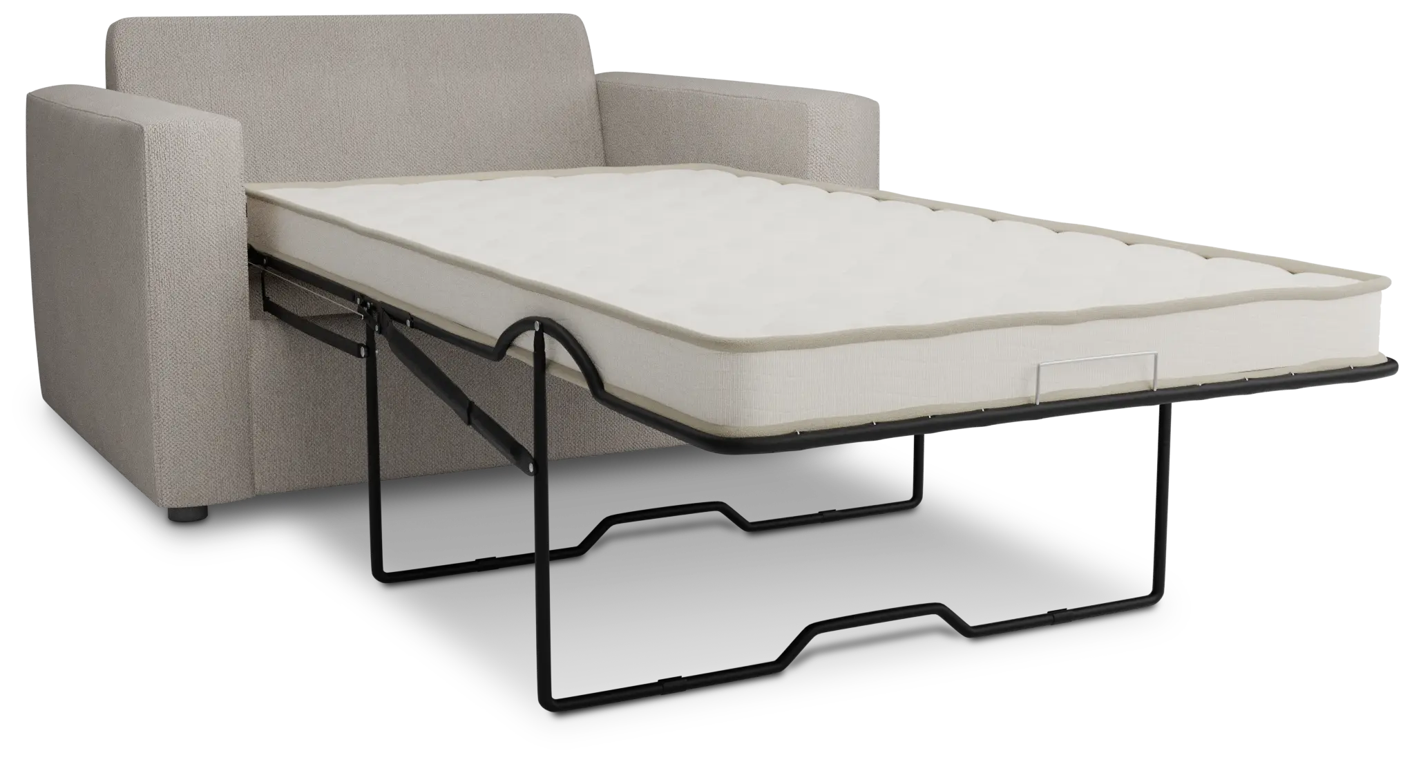 Siesta Revenue Beige Fabric Innerspring Sleeper Siesta Revenue Beige Fabric Innerspring Sleeper