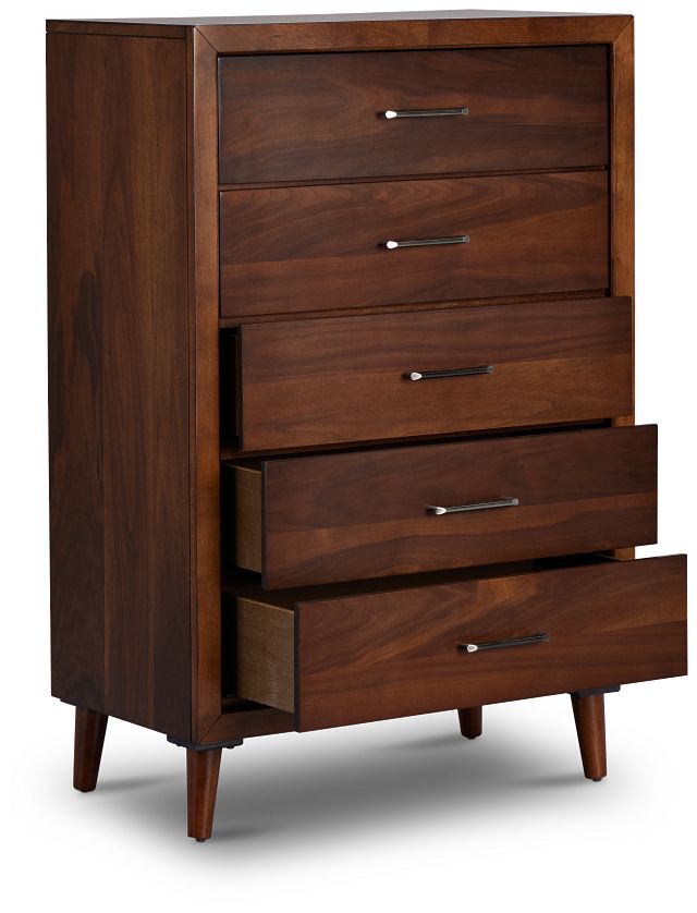 Palmdale Dark Tone Drawer Chest, Bedroom - Chests