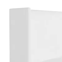 Captiva Peyton White 60" Upholstered Shelter Bed