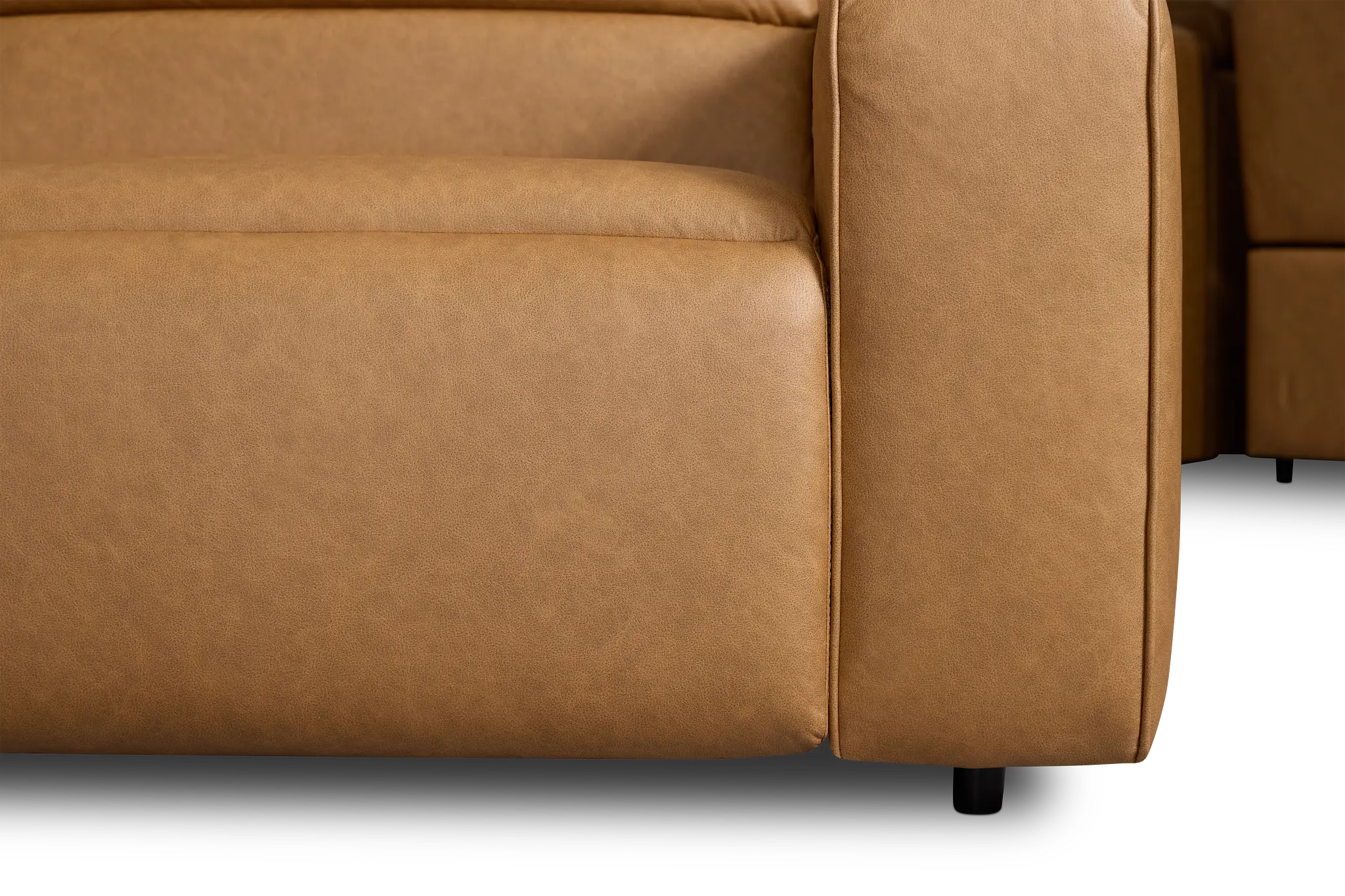 Sawyer Light Brown Micro Large Dual Power Reclining Two-arm Sectional Sawyer Light Brown Micro Large Dual Power Reclining Two-arm Sectional