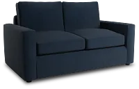Siesta Revenue Dark Blue Fabric Loveseat