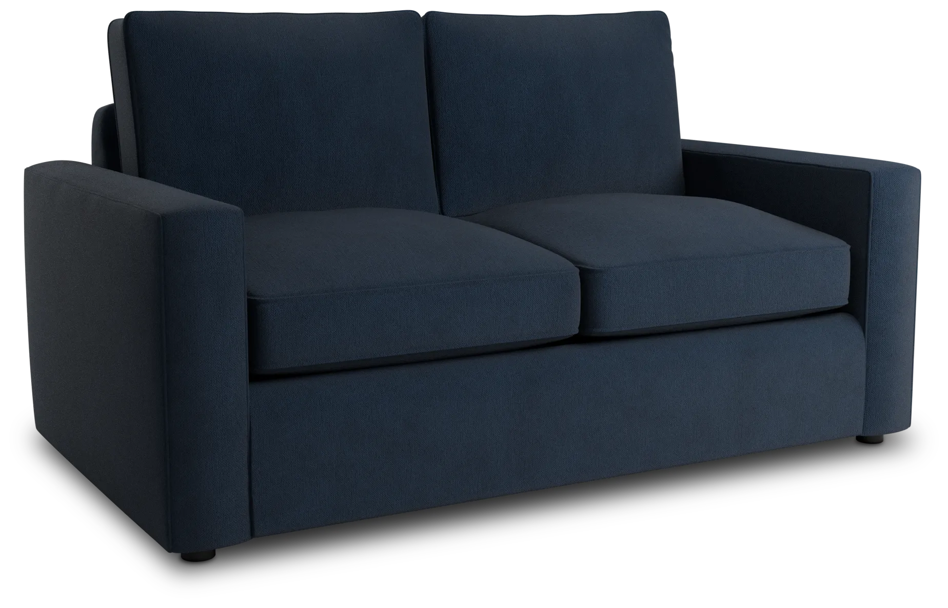 Siesta Revenue Dark Blue Fabric Loveseat