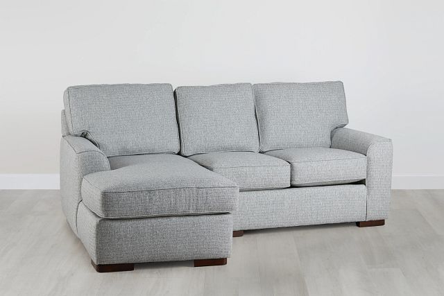 Austin Gray Fabric Left Chaise Sectional (0)