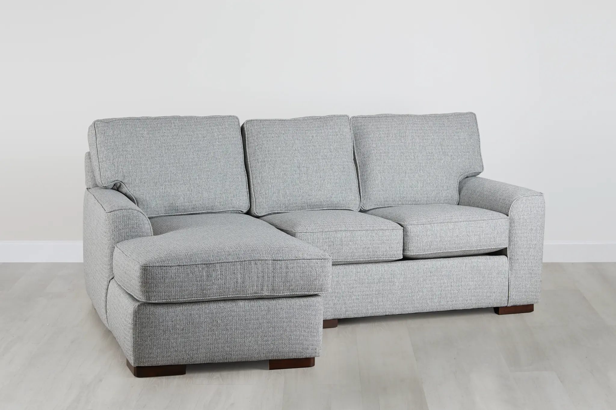 Austin Gray Fabric Left Chaise Sectional Austin Gray Fabric Left Chaise Sectional