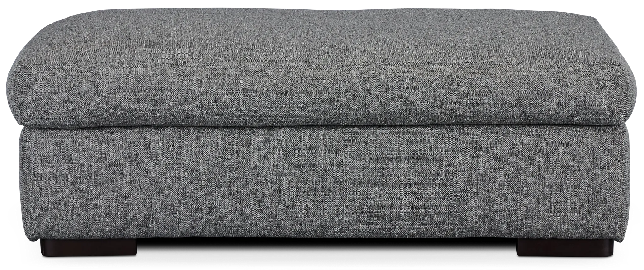 Veronica Dark Gray Down Ottoman