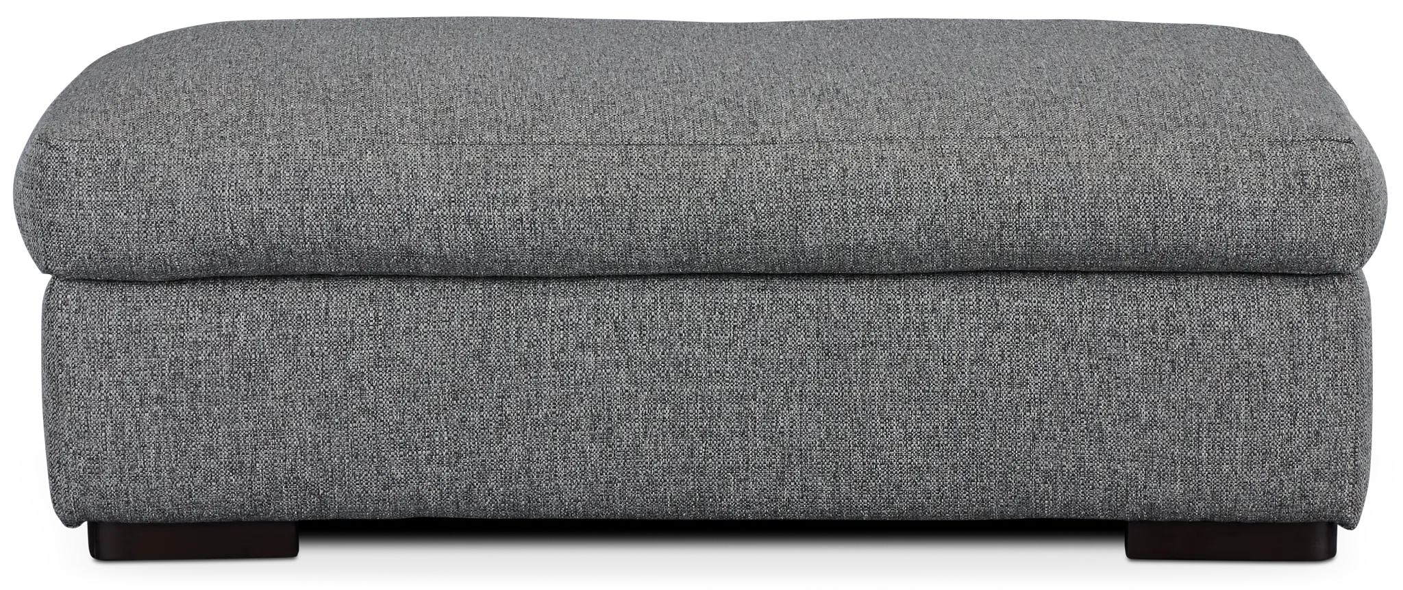 Veronica Dark Gray Down Ottoman Veronica Dark Gray Down Ottoman
