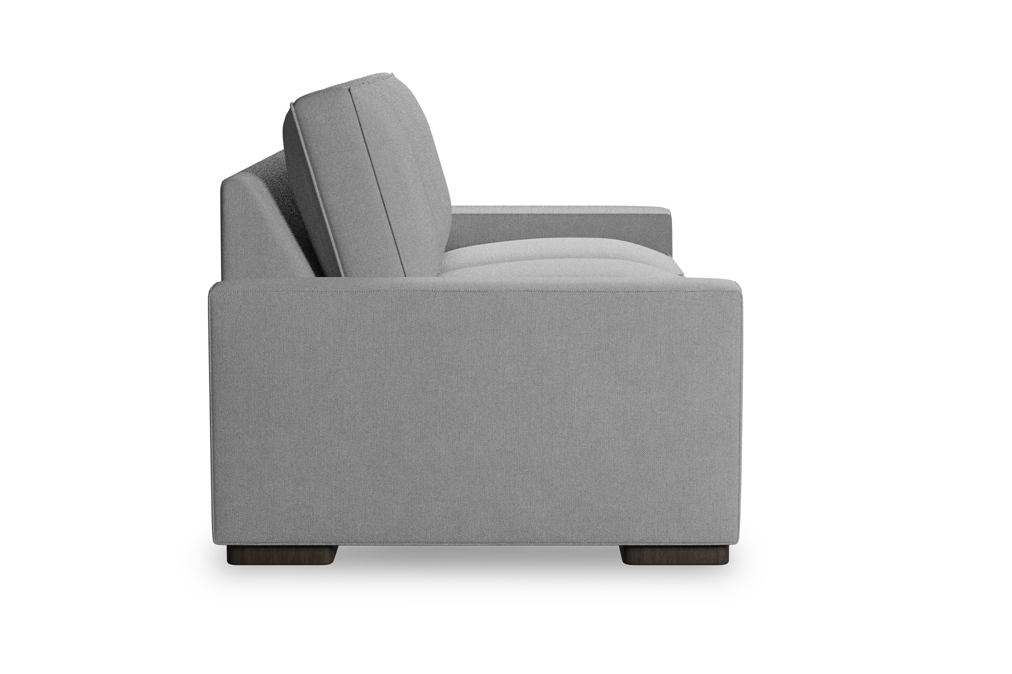 Edgewater Suave Gray 84" Sofa W/ 3 Cushions