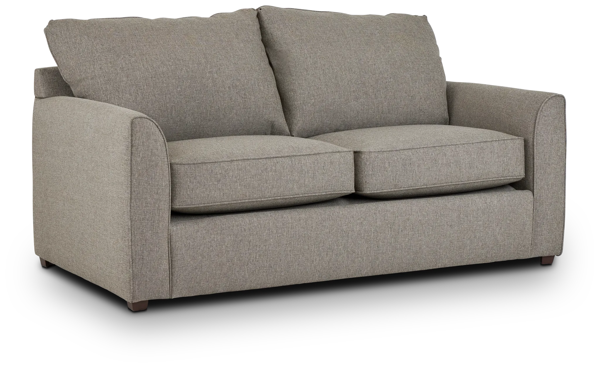 Asheville Brown Fabric Memory Foam Sleeper