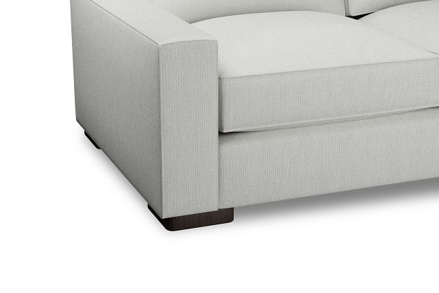 Edgewater Revenue White Small Two-arm Sectional