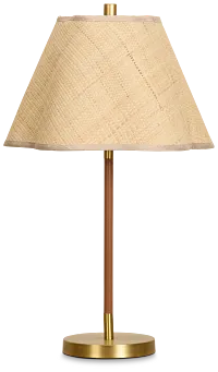 Dulcie Gold Metal Table Lamp