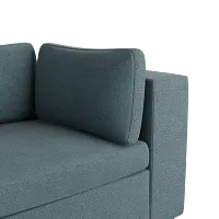 Destin Sutton Blue Fabric 4-piece Modular Sectional