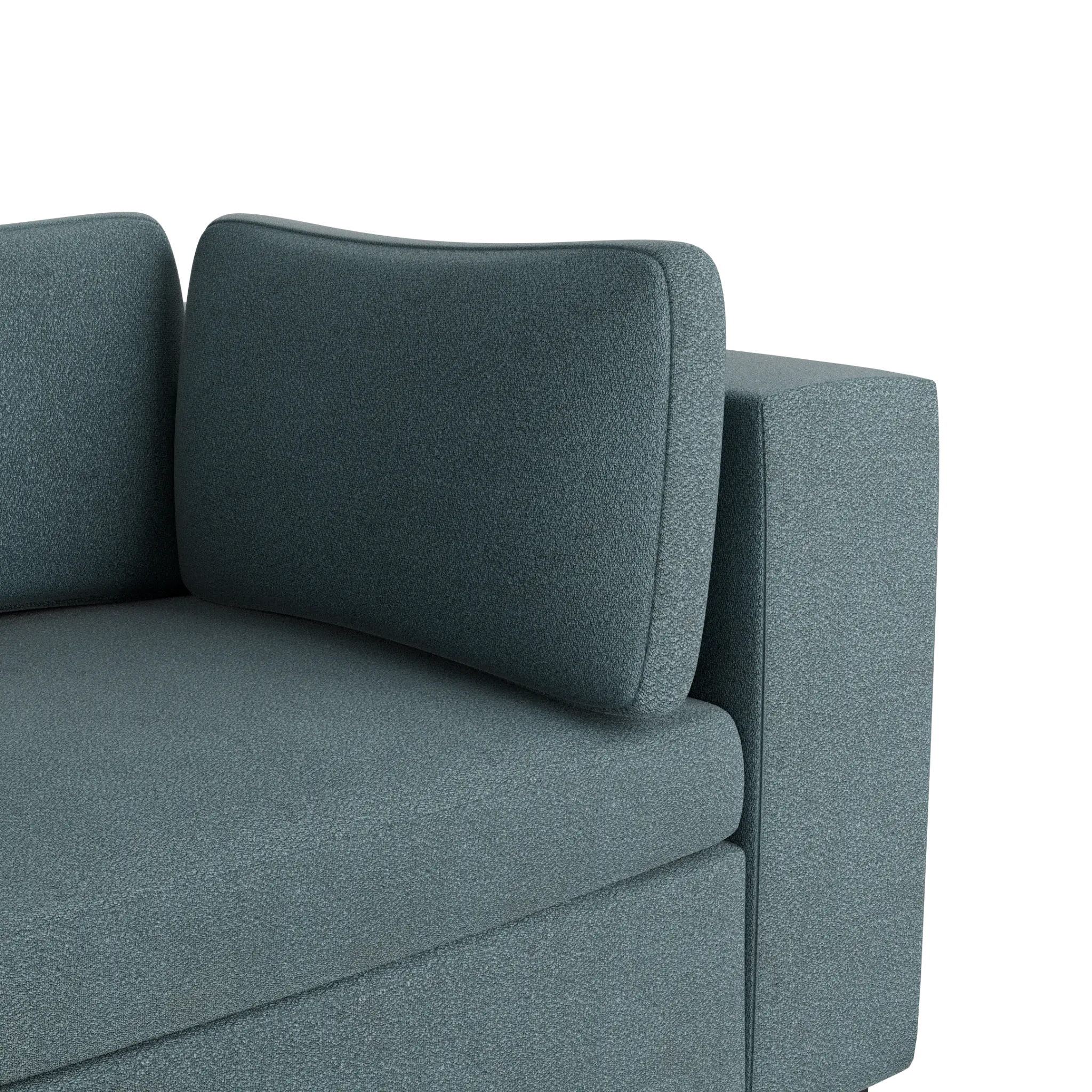 Destin Sutton Blue Fabric 4-piece Modular Sectional Destin Sutton Blue Fabric 4-piece Modular Sectional