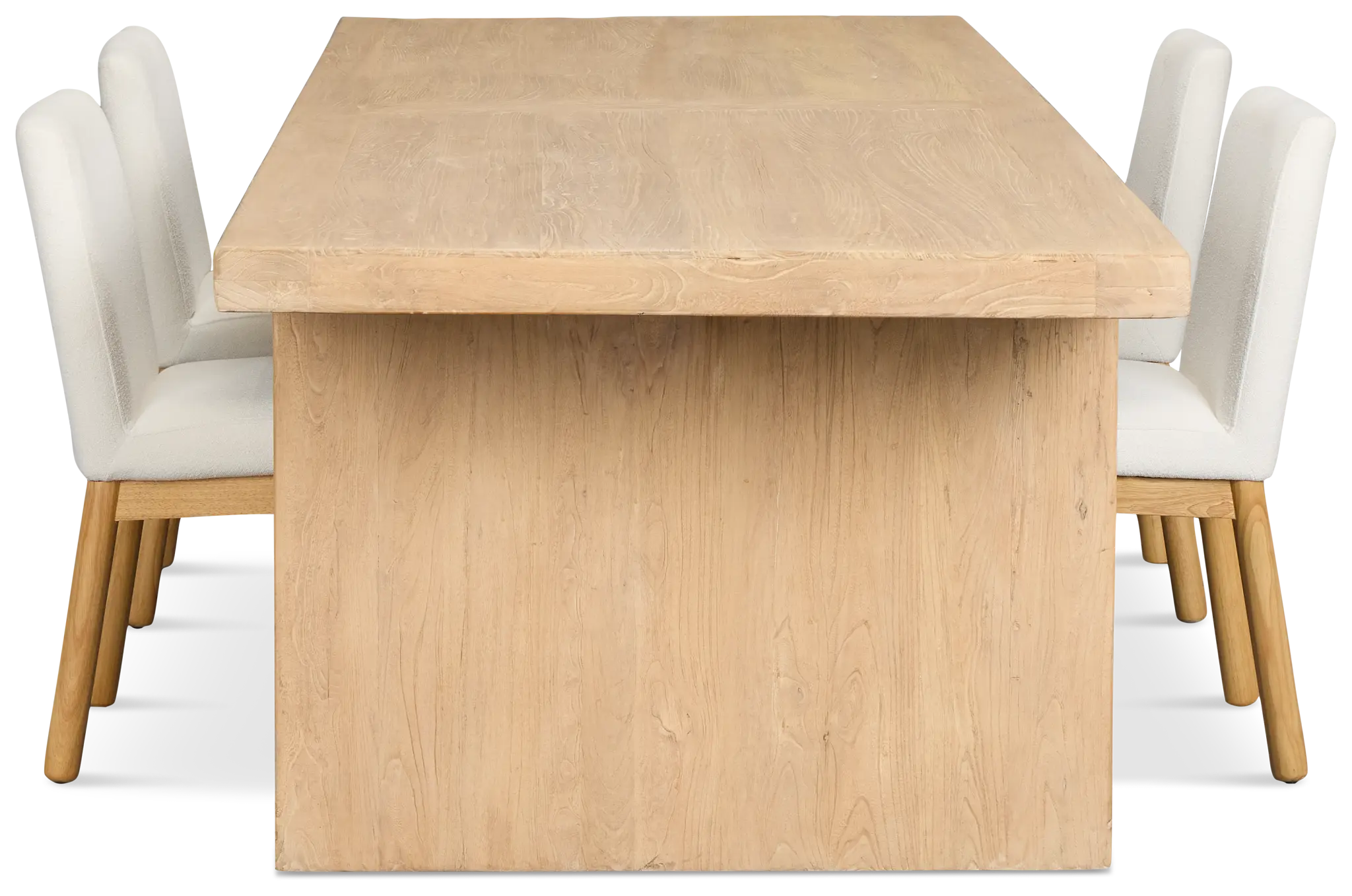 Salida Light Tone Rect Table & 4 Upholstered Chairs Salida Light Tone Rect Table & 4 Upholstered Chairs