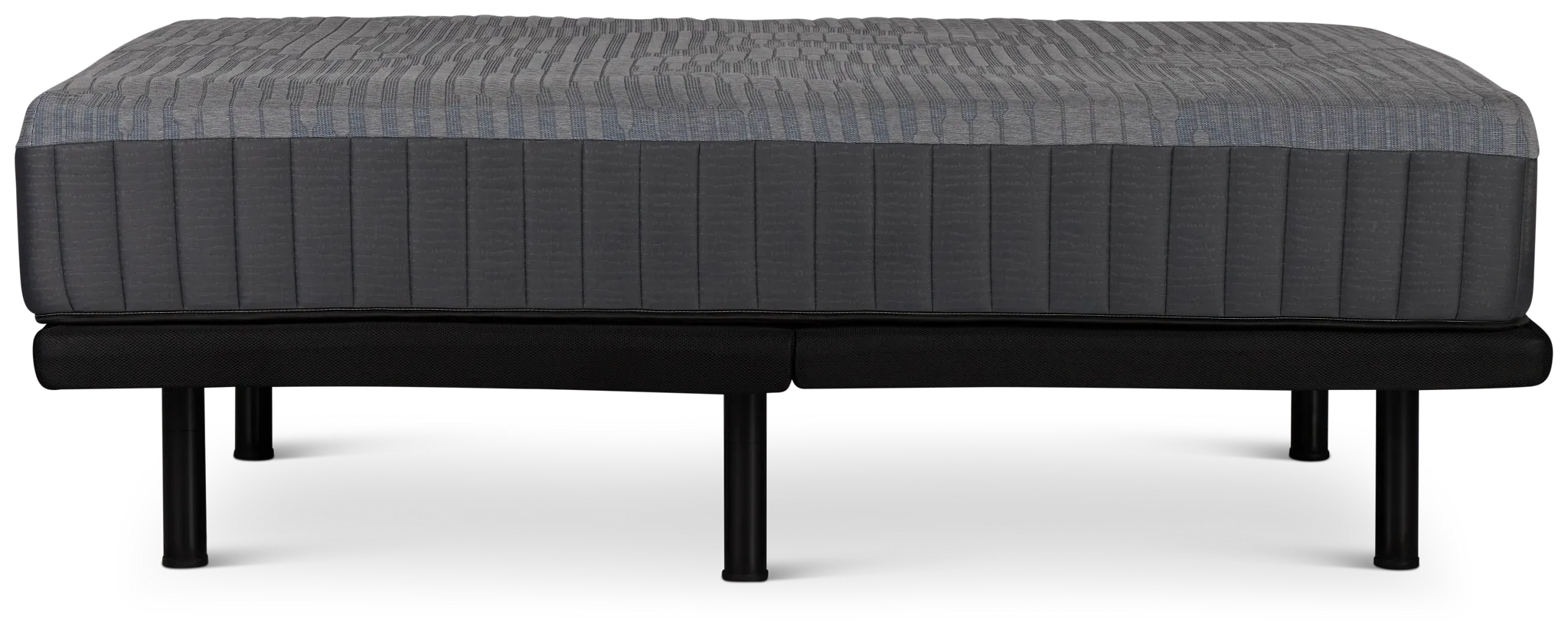 Kevin Charles By Sealy Hybrid Medium Plus Adjustable Mattress Set