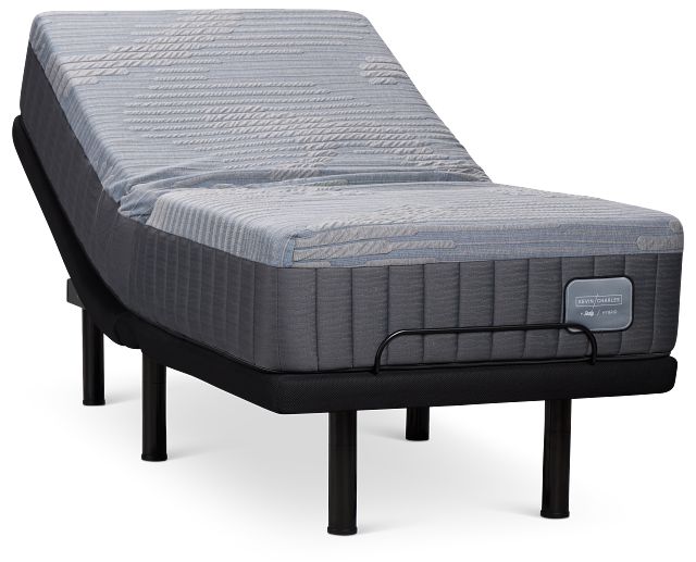 Kevin Charles By Sealy Hybrid Medium Plus Adjustable Mattress Set