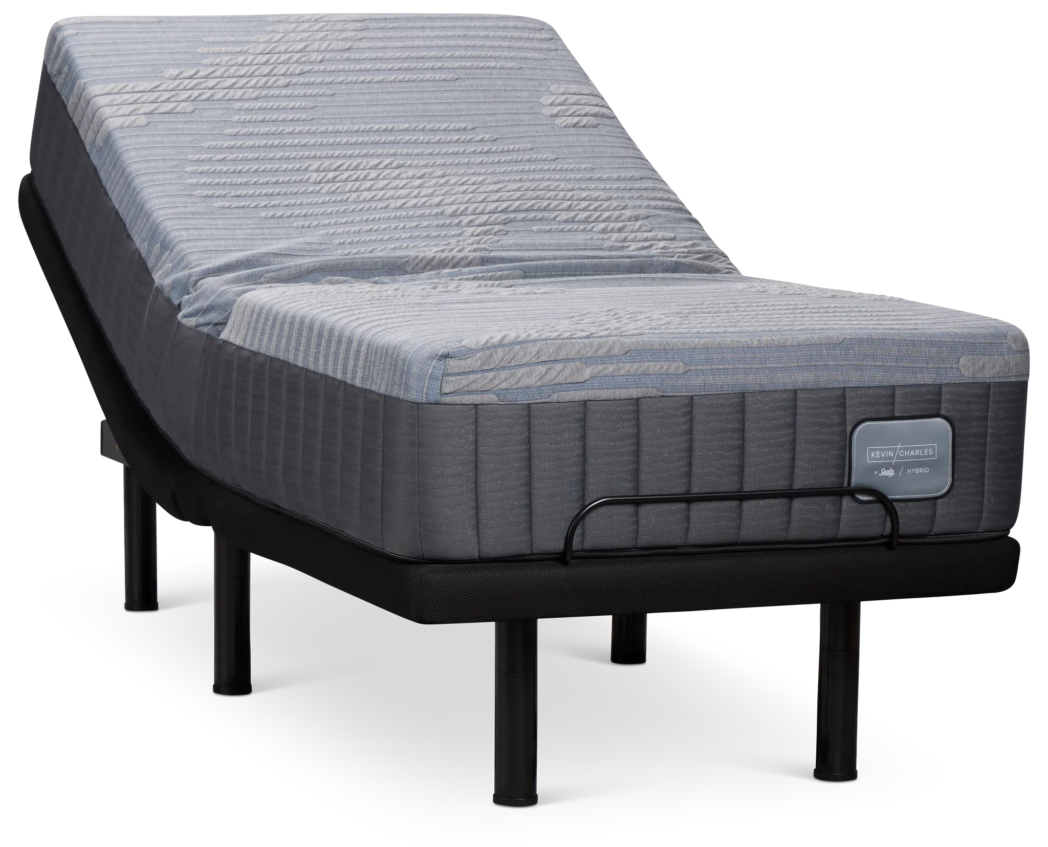 Kevin Charles By Sealy Hybrid Medium Plus Adjustable Mattress Set