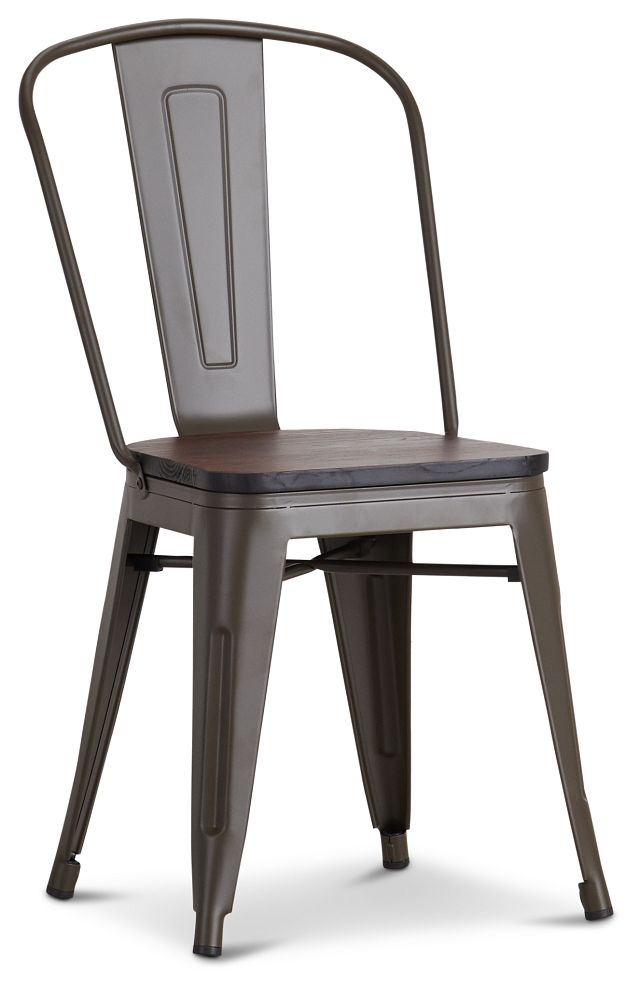 Harlow Dark Tone Wood Side Chair