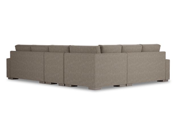 Edgewater Elite Brown Medium Two-arm Sectional