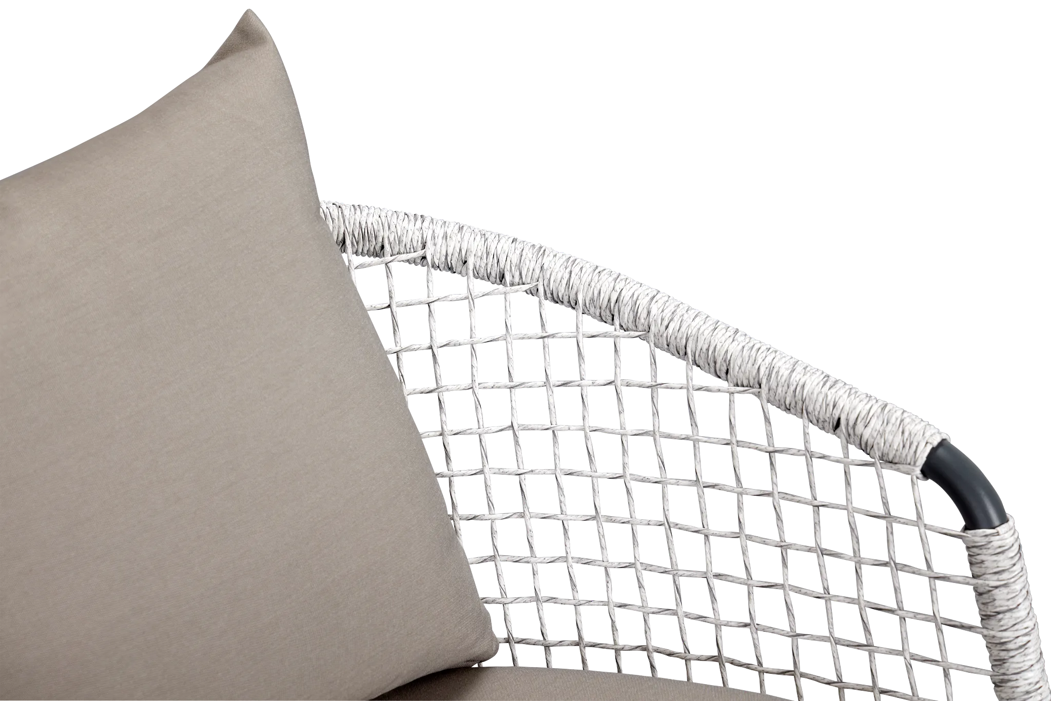 Malaga Gray Woven Arm Chair