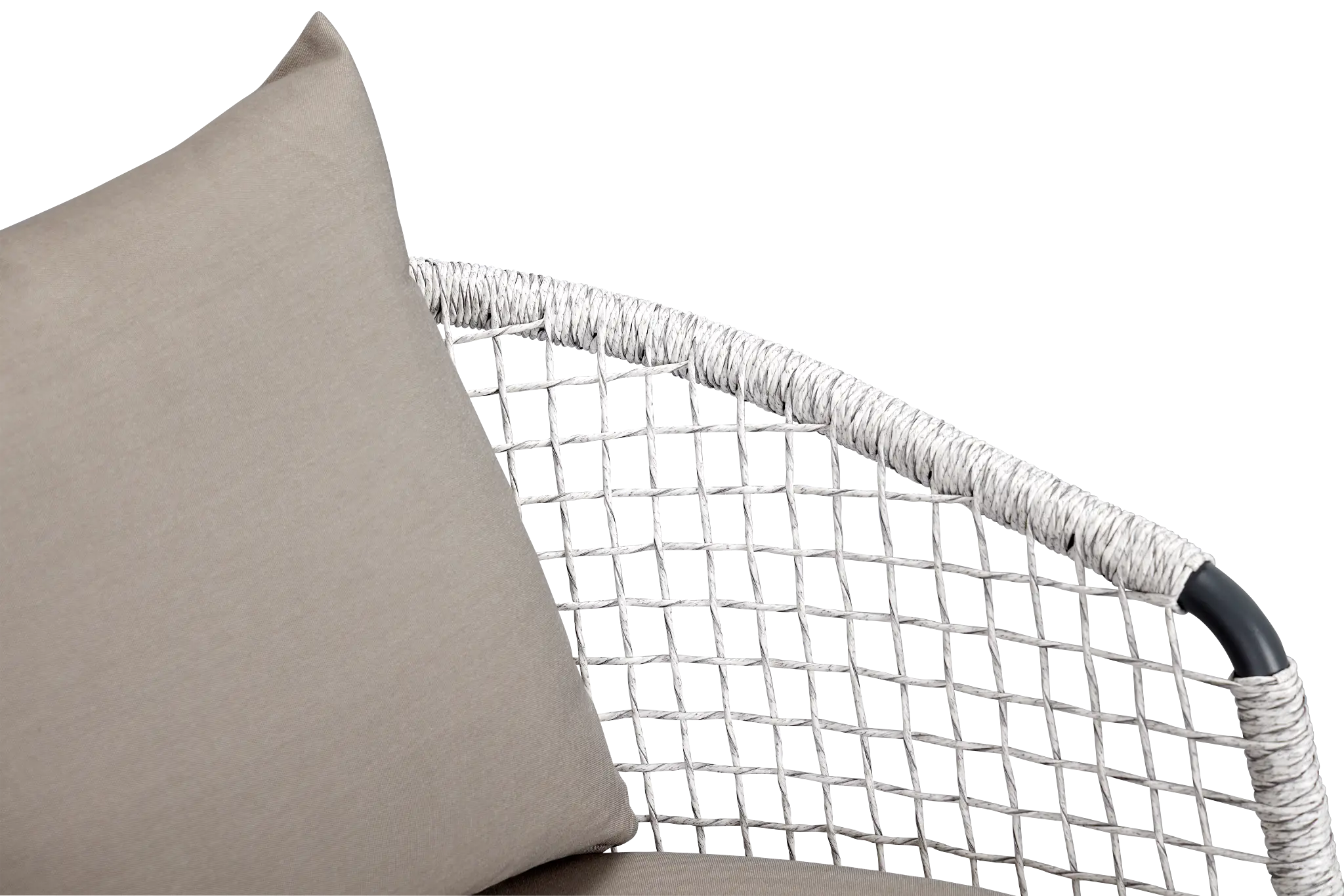 Malaga Gray Woven Arm Chair Malaga Gray Woven Arm Chair