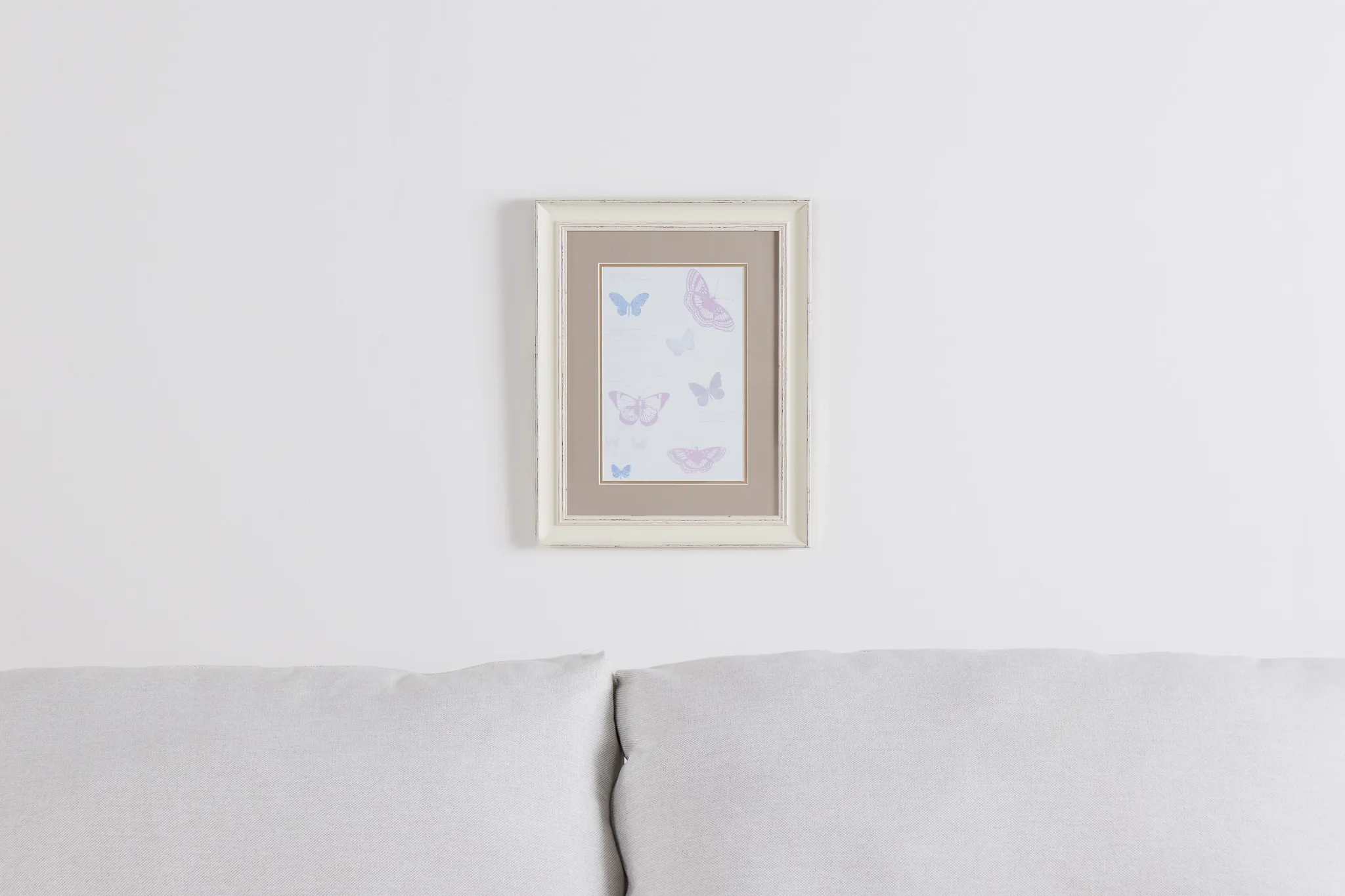 Butterfly Multicolored Framed Wall Art