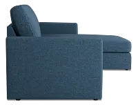 Citymod Blue Fabric Small Right Chaise Sectional