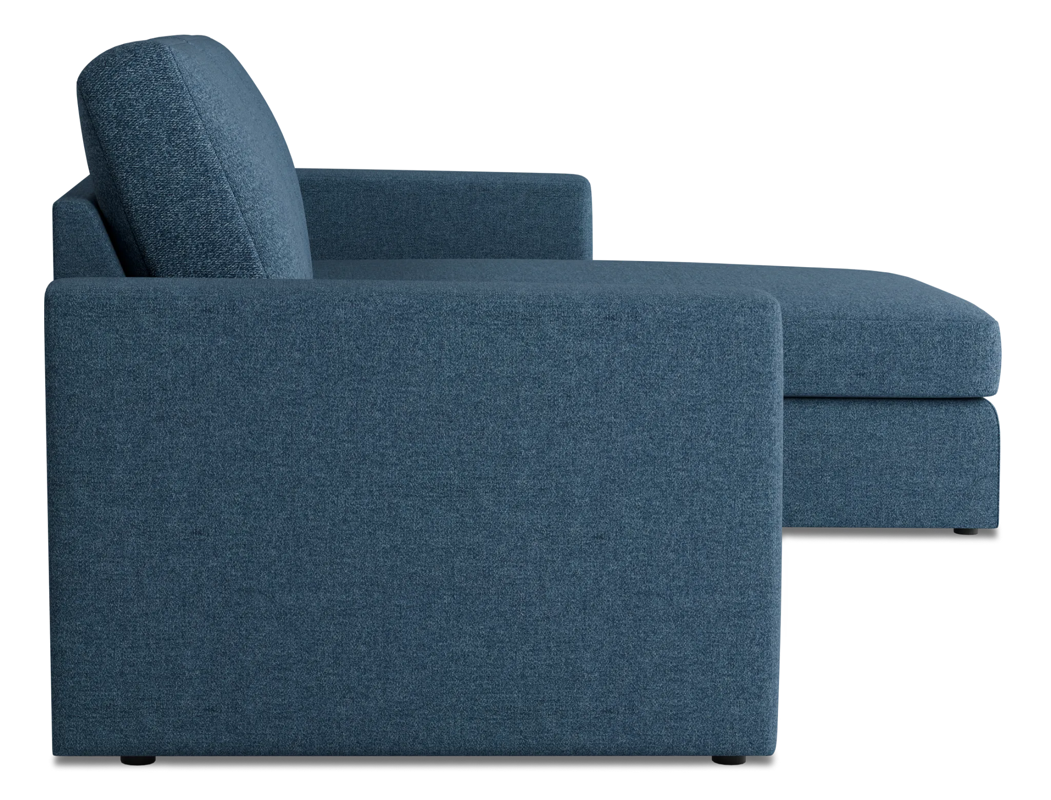 Citymod Blue Fabric Small Right Chaise Sectional