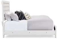 Everett White Panel Bed