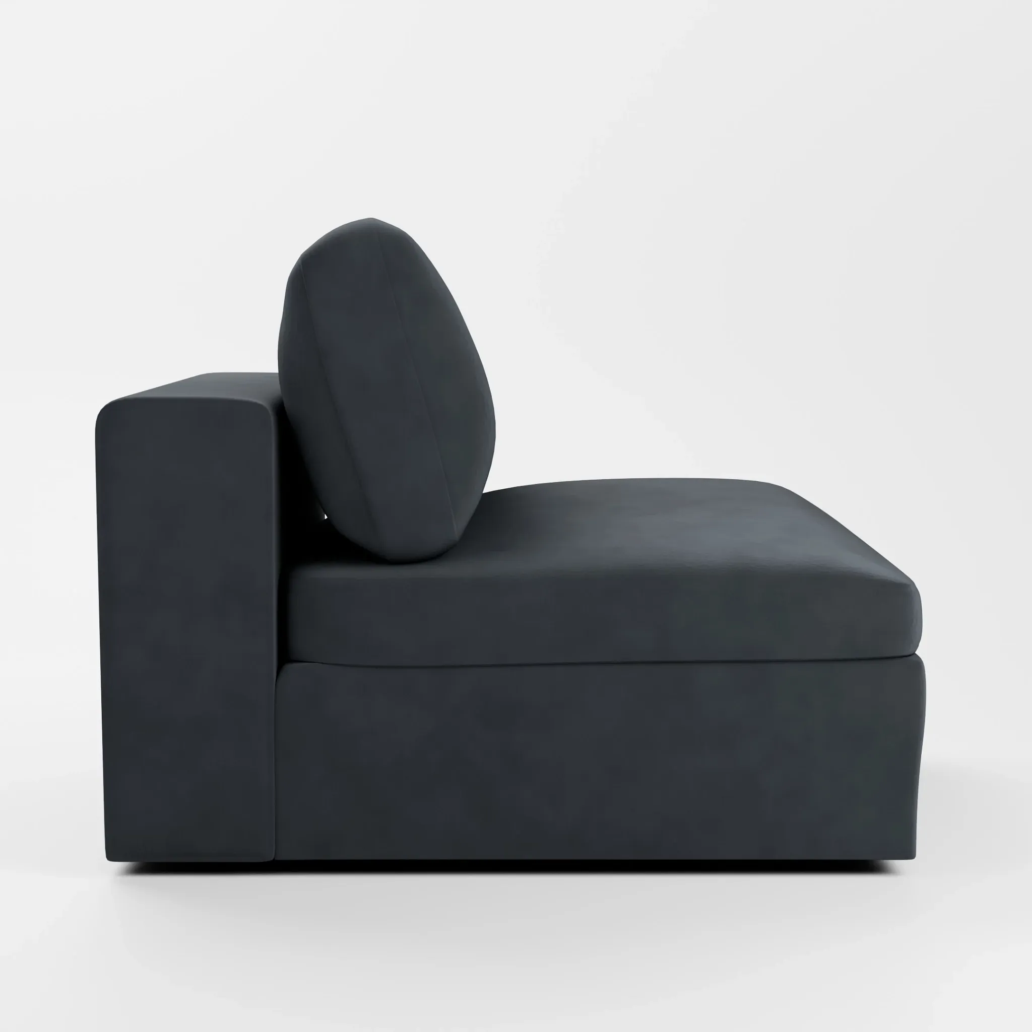 Destin Joya Gray Velvet Swivel Chair