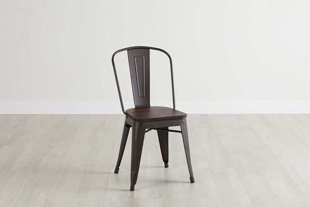 Harlow Dark Tone Wood Side Chair