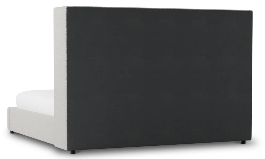 Captiva Gellar Gray 60" Upholstered Shelter Bed Captiva Gellar Gray 60" Upholstered Shelter Bed