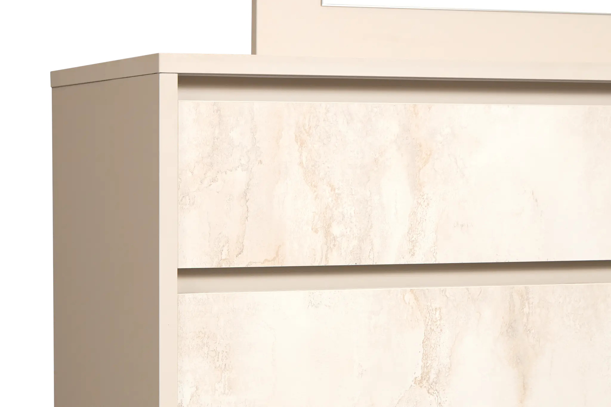 Valencia Light Tone Dresser & Mirror Valencia Light Tone Dresser & Mirror