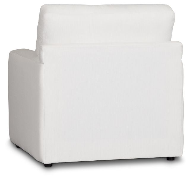 Rhodes White Fabric Chair