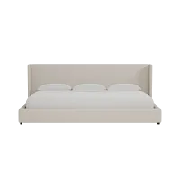 Captiva Gellar Brown 48" Upholstered Shelter Bed